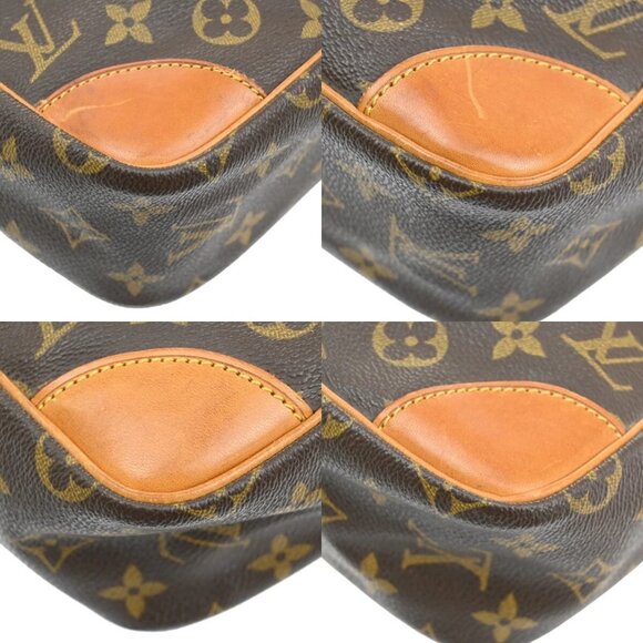 LOUIS VUITTON Logo Danube MM Shoulder Bag Monogram Leather Brown M45264 37EE867 - Picture 7 of 16